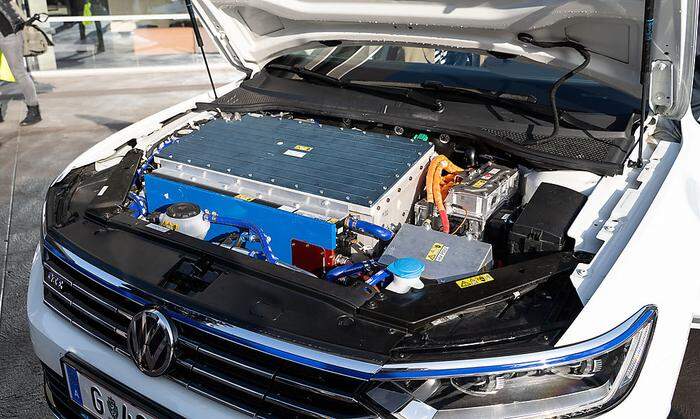 Der Motor des Wasserstoff-Hybridautos