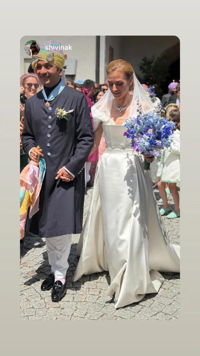 Gräfin Marie von und zu Eltz und der indische Fürst Dhruv Raj Singh 