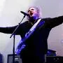 Der Gitarrist und Sänger Robert Smith der Band "The Cure"  beim Nova Rock-Festival
