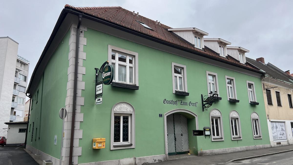 Das Gasthaus „Zum Greif“ in Leoben ist über die Stadtgrenzen hinaus bekannt