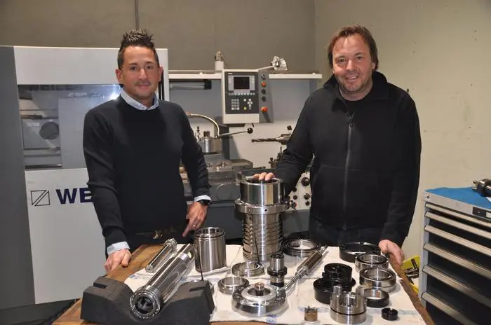 Zwei der drei Geschäftsführer von „Ktec Service“: Nilo Vazzoler und Bernhard Rappitsch (von links)