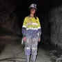 Mehrere Monate lang arbeitete Rebecca Manuel in einer australischen Goldmine
