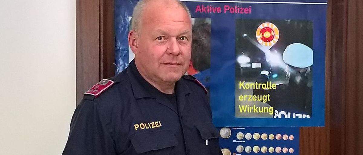 Gruppeninspektor Gerfried Vallant (54) lebt in Graz