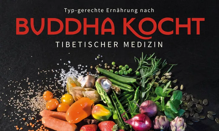 108 gesunde Rezepte aus aller Welt (Frühstück, Suppen, Hauptspeisen und Desserts) für jeden Konstitutionstyp sind in „Buddha kocht“ zu finden. Info: www.buddhakocht.de