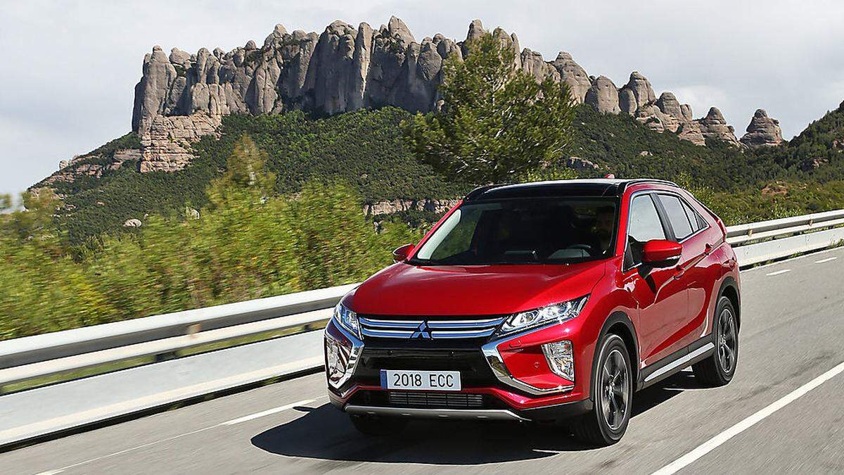 Bitte warten. Der Eclipse Cross legt erst im Jänner los