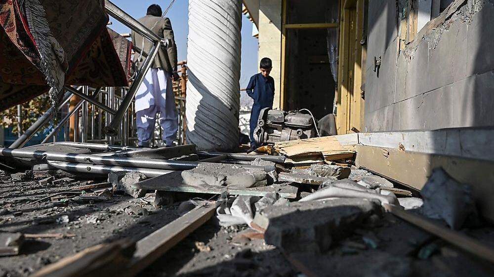 Granaten schlugen in Kabul ein