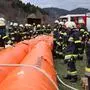 Feuerwehrübung Pöckstein / Zwischenwässern Überschwemmung Hochwasserschutz