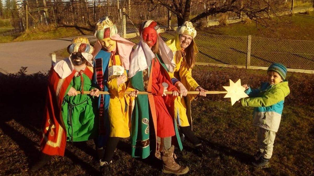 Viel Spaß hatten diese Sternsinger aus St. Ruprecht