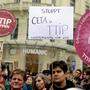 Seit Monaten wird europaweit gegen das geplante TTIP-Abkommen protestiert