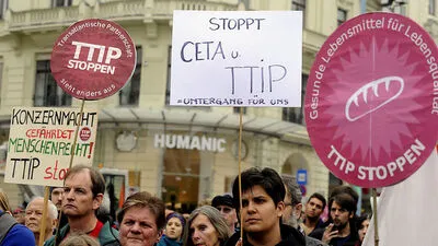 Seit Monaten wird europaweit gegen das geplante TTIP-Abkommen protestiert
