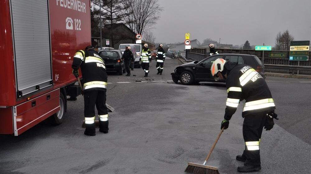 Verletzt wurde bei dem Verkehrsunfall in Voitsberg niemand