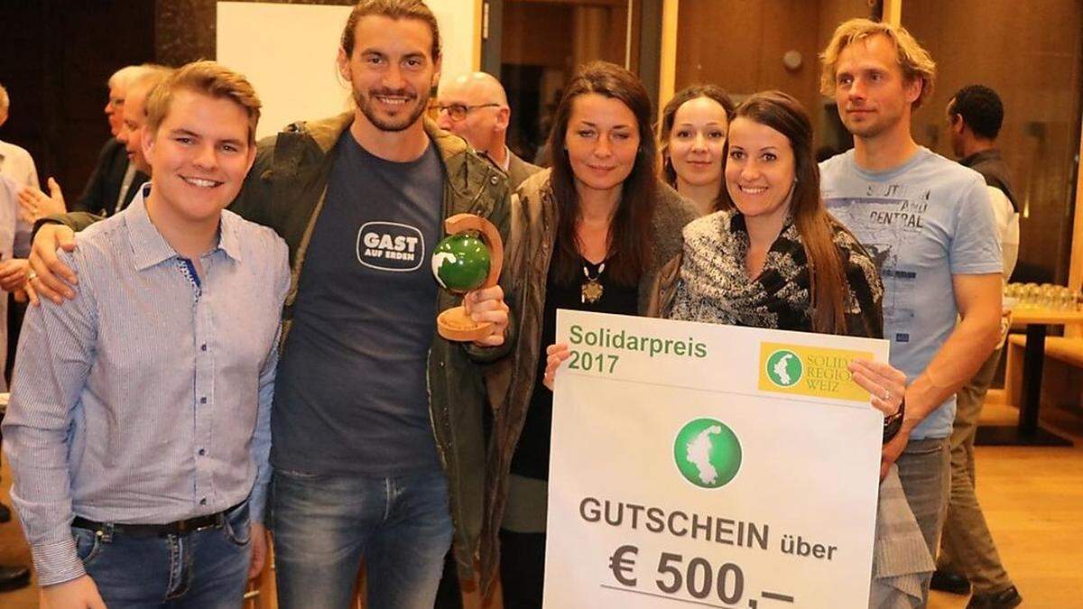 Der Verein &quot;Von Mensch zu Mensch&quot; aus Gleisdorf gewann in der größten Kategorie 