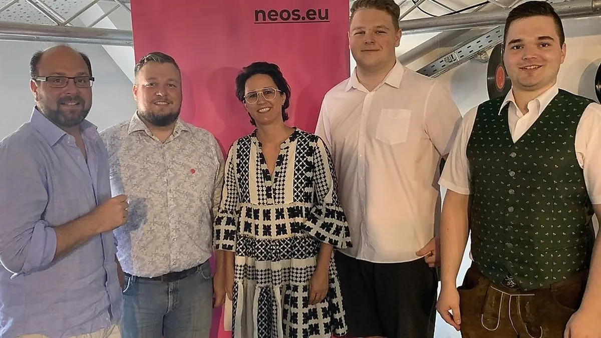 Die Kandidaten der Neos für die Nationalratswahl für den Wahlkreis 6B (Oststeiermark)