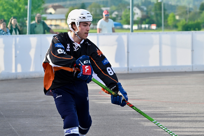#88 Tschurnig Johannes, Team Zehenthof vs. Spittal Ultras, Team Zehenthof vs. Spittal Ultras am 28.04.2024 in Villach (Alpenarena ), Austria, (Photo by Bernd Stefan)