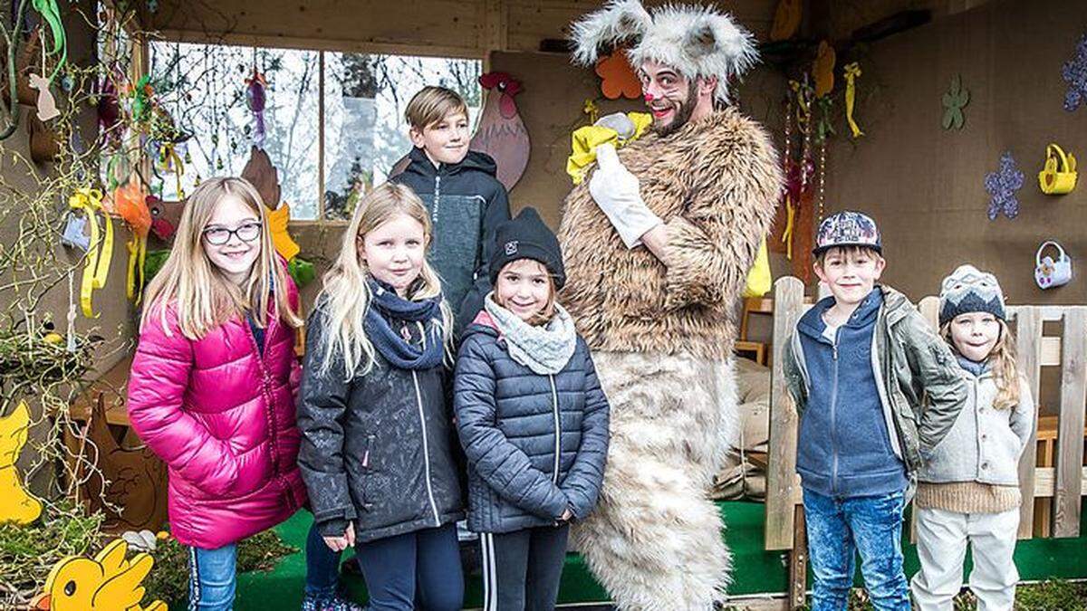 Der Osterhase findet in der Karwoche den Weg auf den Pyramidenkogel