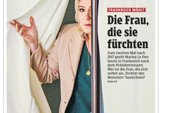 April 2022: Wahlentscheidung in Frankreich. Marine Le Pen wurde zur "Frau, die sie fürchten". 