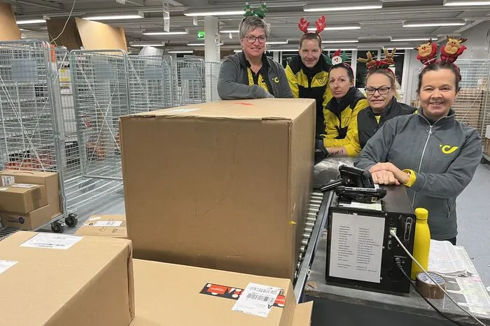 Die sechs Vorsortiererinnen sind bereits ein eingespieltes Team.