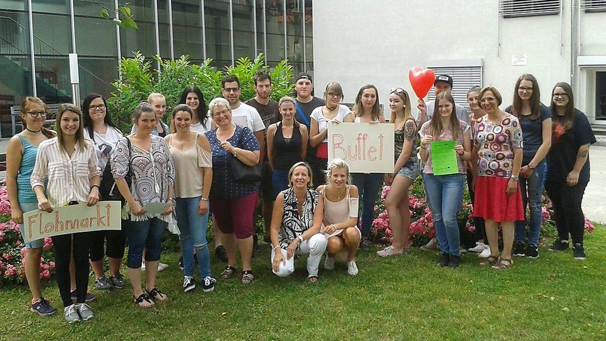 Die Schüler sammelten Geld für den guten Zweck