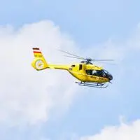Die schwerverletzte Siebenjährige wurde mit dem Hubschrauber ins Krankenhaus geflogen (Symbolfoto)