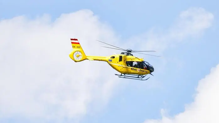 Die schwerverletzte Siebenjährige wurde mit dem Hubschrauber ins Krankenhaus geflogen (Symbolfoto)