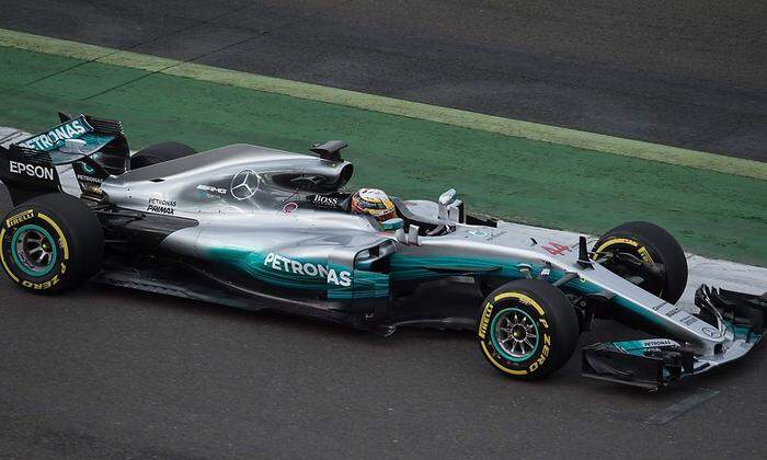 Lewis Hamilton testete den neuen Boliden