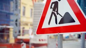 Für Investitionen, etwa im Straßenbau, fehlt den Gemeinden das Geld