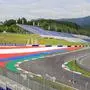 SPIELBERG,AUSTRIA,17.JUN.14 - MOTORSPORT, FORMEL 1 - Grand Prix von Oesterreich, Red Bull Ring, Vorberichte. Bild zeigt die Castrol Edge Kurve. Foto: GEPA pictures/ Christian Walgram