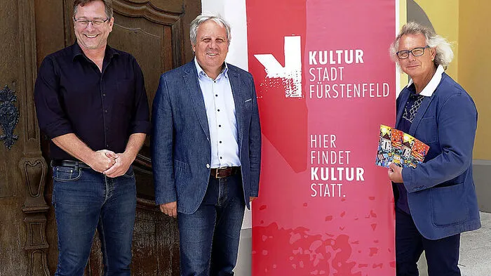 Hermann Großschedl, Bürgermeister Werner Gutzwar und Josi Thaller