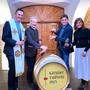 Allmaier, Wild, Jagerhofer und Romana Candussi (von links) tauften den Kärntner Wein