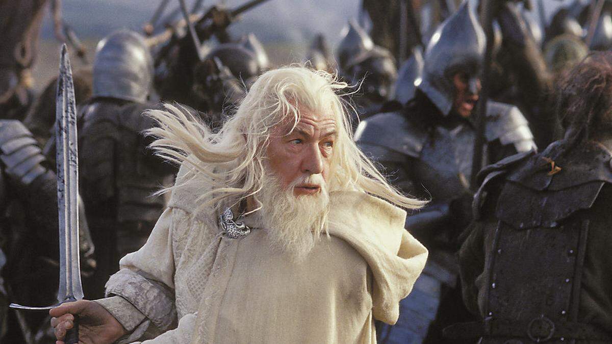 Ian McKellen in seiner Paraderolle als Magier „Gandalf“ in Herr der Ringe