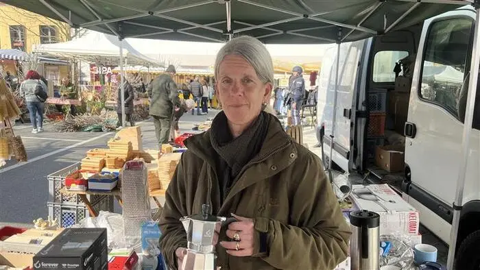 Standlerin Gudrun Wieland beobachtete den Täter