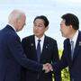 US-Präsident Biden empfängt am Freitag in Camp David Japans Premier Kishida und den südkoreanischen Staatschef Yoon 