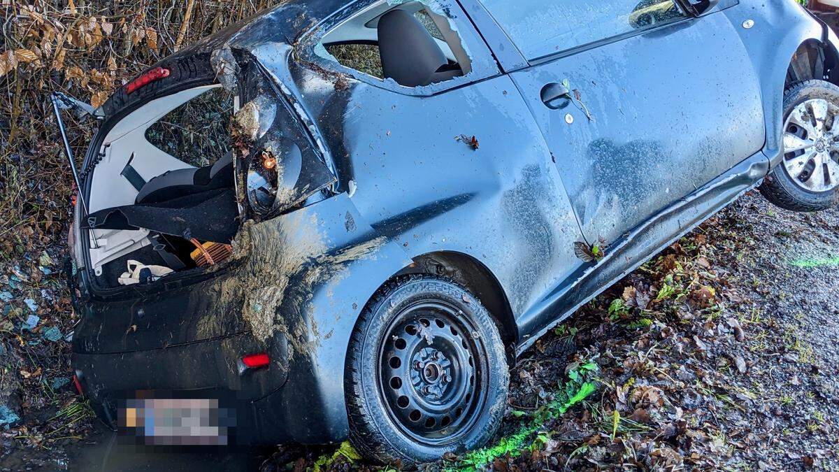 Am Fahrzeug entstand erheblicher Schaden