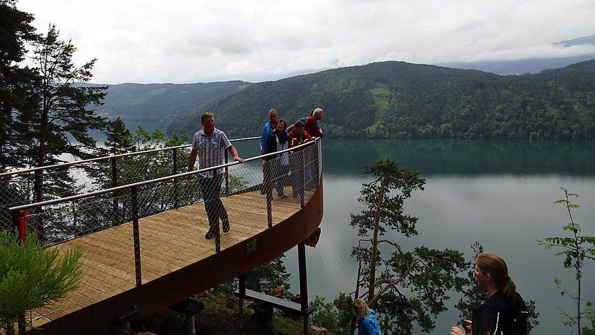 Die Aussichtsplattform „Waldbühne“ entwickelte sich zu einem Besuchermagnet