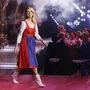 Melissa Naschenweng kleidete sich im Steirischen Heimatwerk mit diesem Kleid ein 