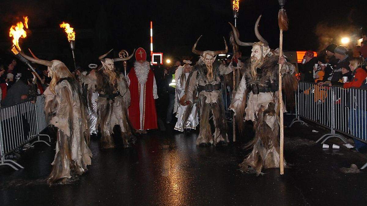 Der Krampuslauf in St. Peter-Freienstein startet Samstag um 18.30 Uhr