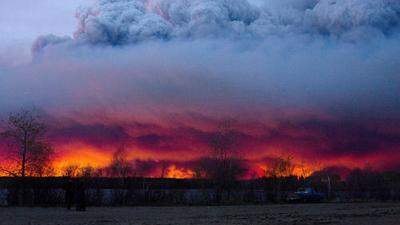 Verheerende Feuersbrunst in Kanada
