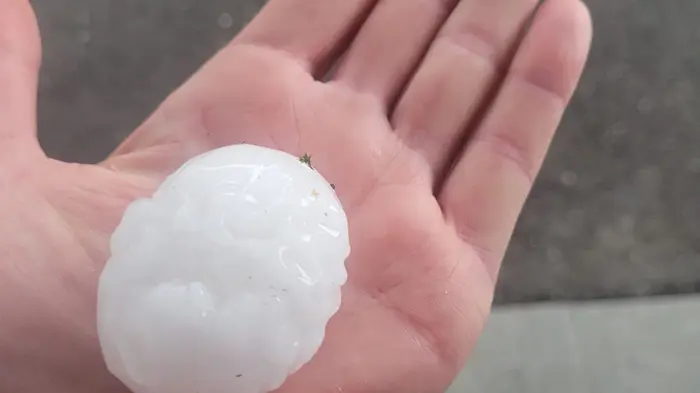 Unwetter, Hagel, Schäden - klicken Sie sich durch die Fotos.