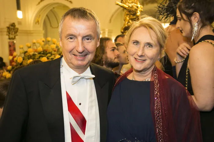 Steiermärkische-Aufsichtsrat Ilse Bartenstein mit Ex-Minister Martin Bartenstein.