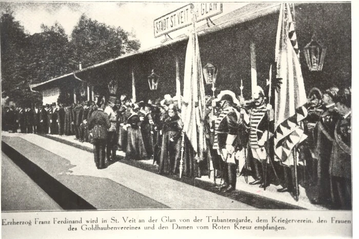 Besuch von Erzherzog Franz Ferdinand.