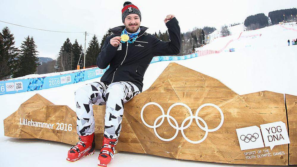 Gold (Slalom), Silber (Kombination) und Bronze (Super-G) holte Manuel Traninger  in Lillehammer 