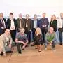Peter Kaiser, Sigrid Stagl, Günther Nowak, Peter Suntinger, Arnold Klammer, Markus Hengstschläger, Sabine Seidler, Daniel Dahm (hinten von links)  Vorne (von links): Fritz Habekuss, Hans-Peter Hutter, Antje Boetius, Peter Rupitsch