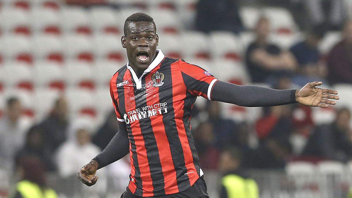 Mario Balotelli ist nun bei Nizza engagiert