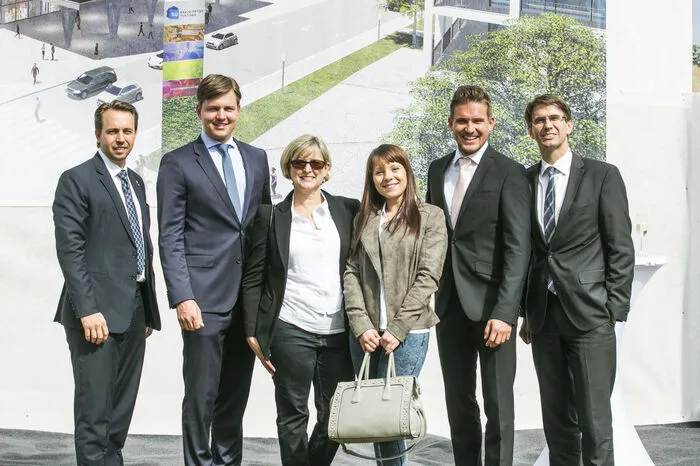 Zur Grundsteinlegung lud man am Mittwoch (21. September).