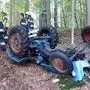 Traktor kippte um - Forstunfall in Finkenstein