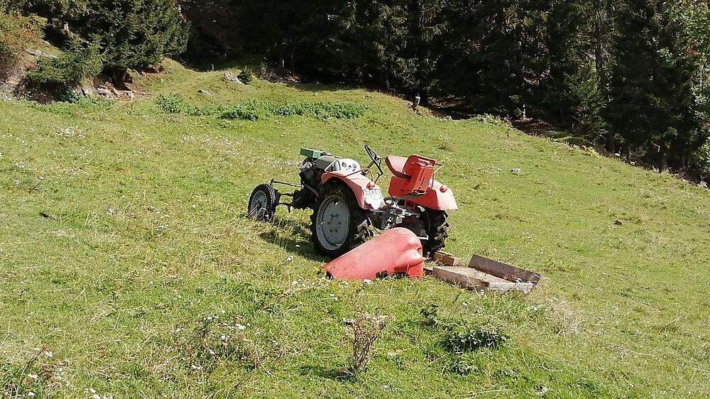 Am Traktor entstand schwerer Sachschaden