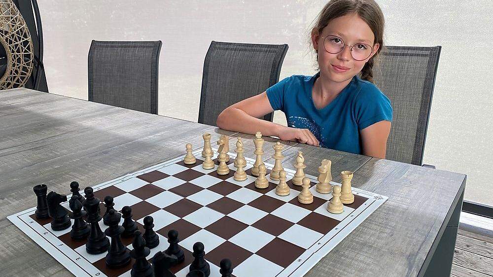 Sonja Röhrer ist zehn Jahre alt und schon jetzt mehrmalige Landes- und Staatsmeisterin im Schach