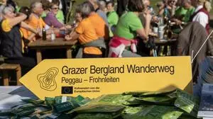 Der „Grazer Bergland Wanderweg“ wurde kürzlich eröffnet - viele Wanderbegeisterte waren dabei
