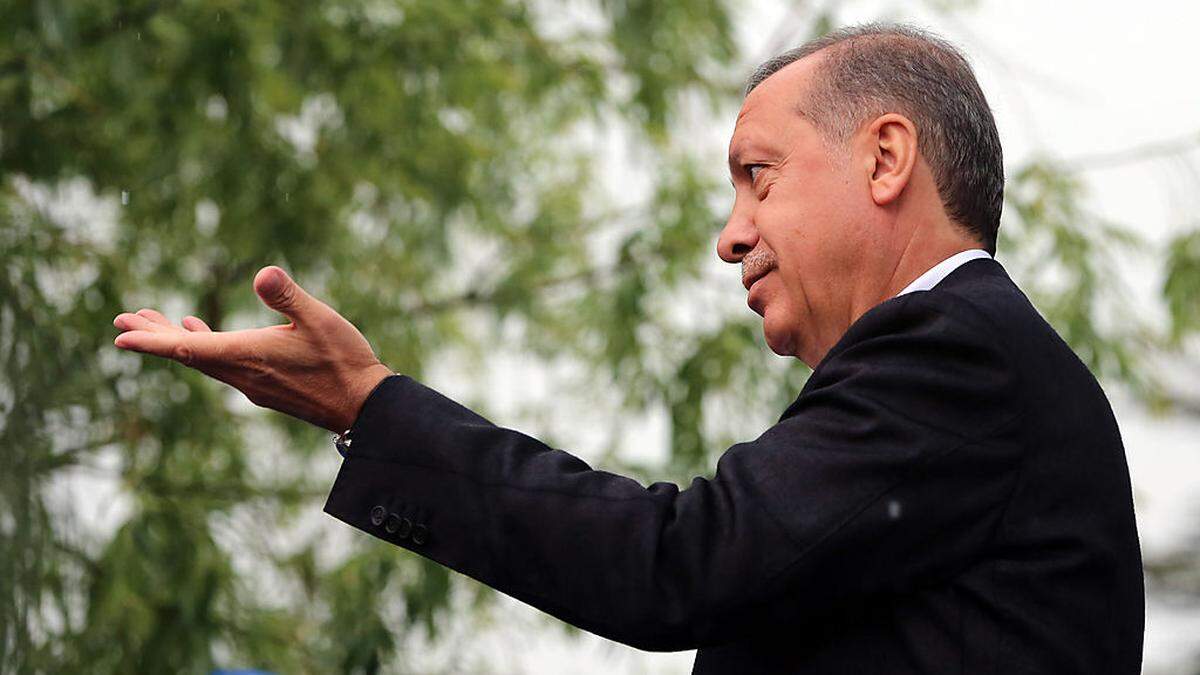 Präsiden und Machthaber in der Regierungspartei AKP: Recep Tayyip Erdogan