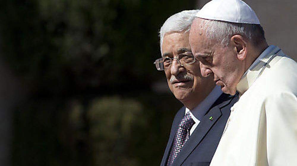 Der Papst bei seiner Reise nach Palästina vor zwei Jahren